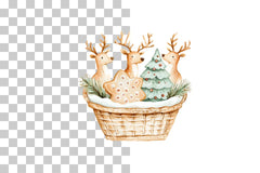 Reindeer and Cookies Clipart Bundle - CraftNest - Digital Crafting and Art