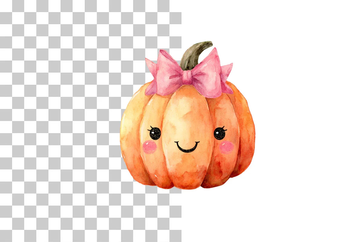 Cute Pumpkin Boo Clipart Bundle - CraftNest - Digital Crafting and Art
