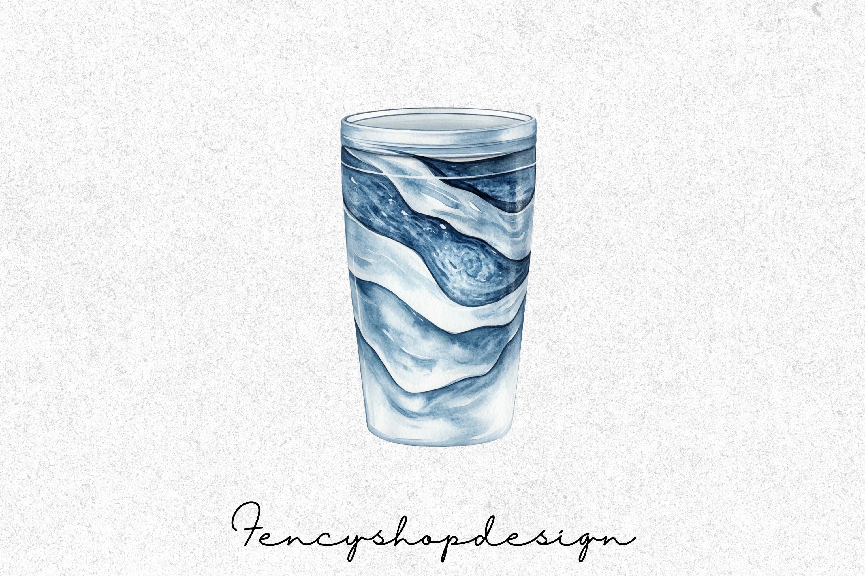 Abstract Tumbler Clipart Bundle