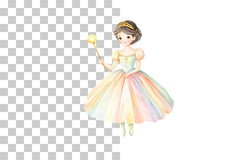 Magic Wand Princess Clipart Bundle - CraftNest - Digital Crafting and Art
