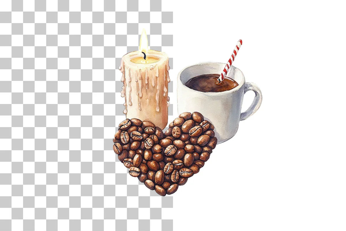 Cozy Christmas Coffee & Hot Cocoa Clipart Bundle - CraftNest - Digital Crafting and Art