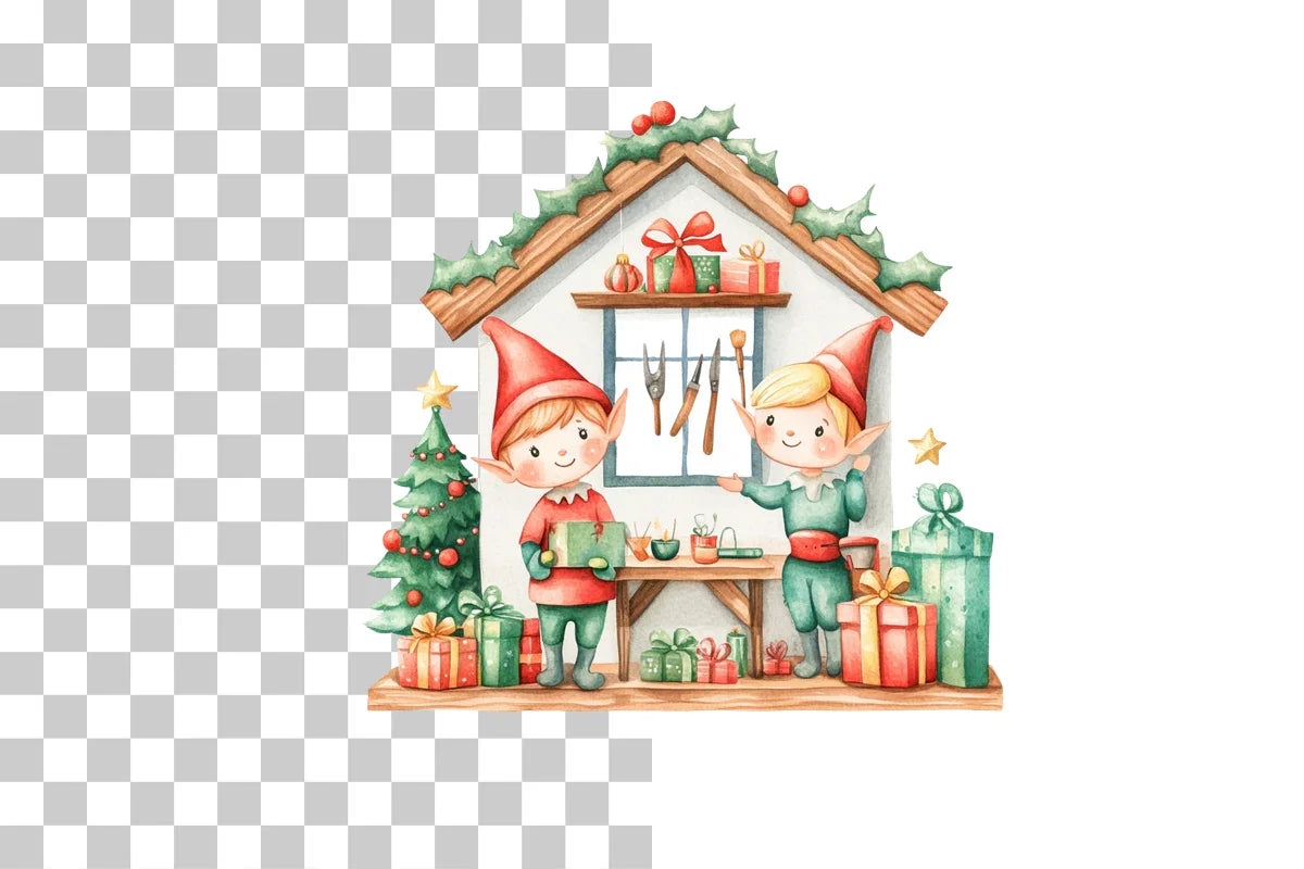 Christmas Wonderland Clipart Bundle - CraftNest - Digital Crafting and Art