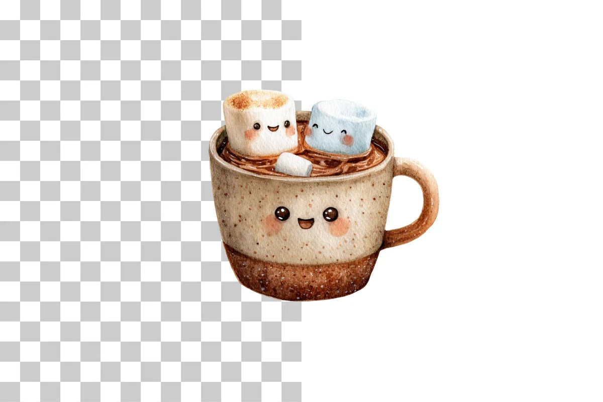 Cute Christmas Cup Clipart Bundle - CraftNest - Digital Crafting and Art