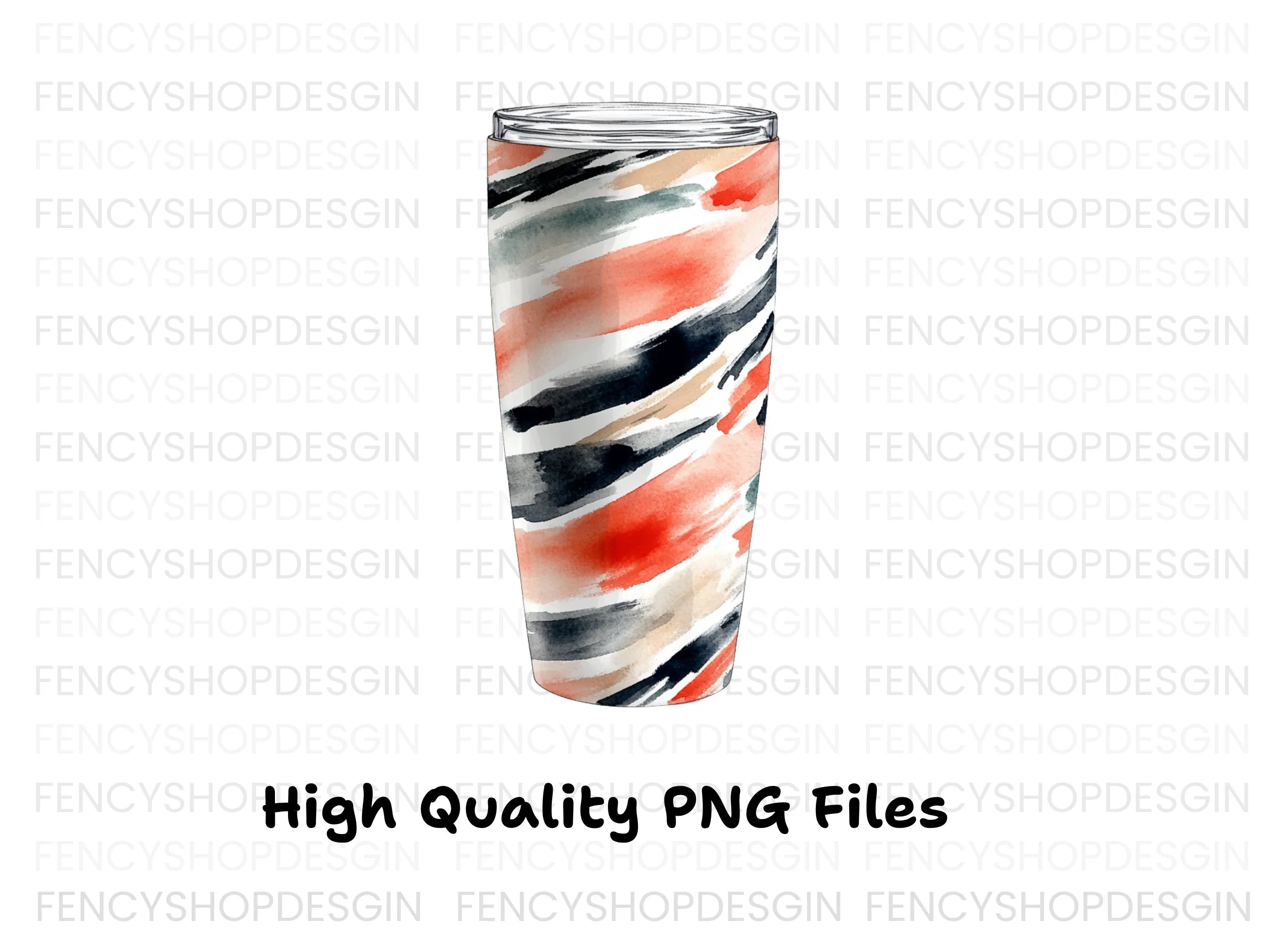 Abstract Tumbler Clipart Bundle