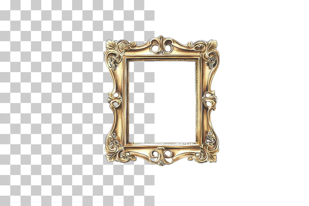 Vintage Ornate Picture Frame Clipart Bundle - CraftNest - Digital Crafting and Art