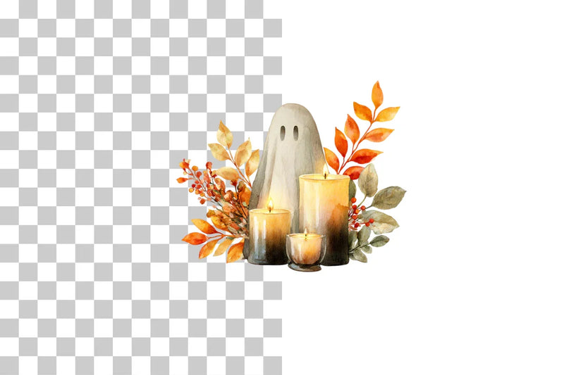 Autumn Boo Clipart Bundle - CraftNest - Digital Crafting and Art