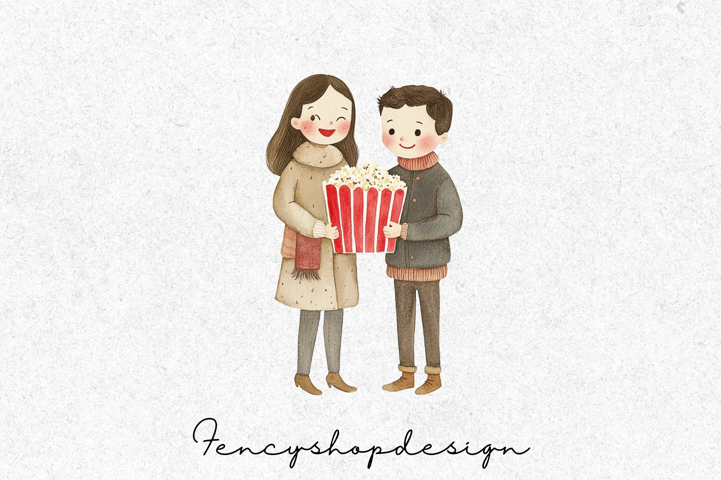 Romantic Couple Clipart Bundle