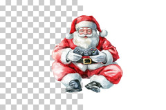 Festive Santa Claus Clipart Collection Bundle - CraftNest - Digital Crafting and Art