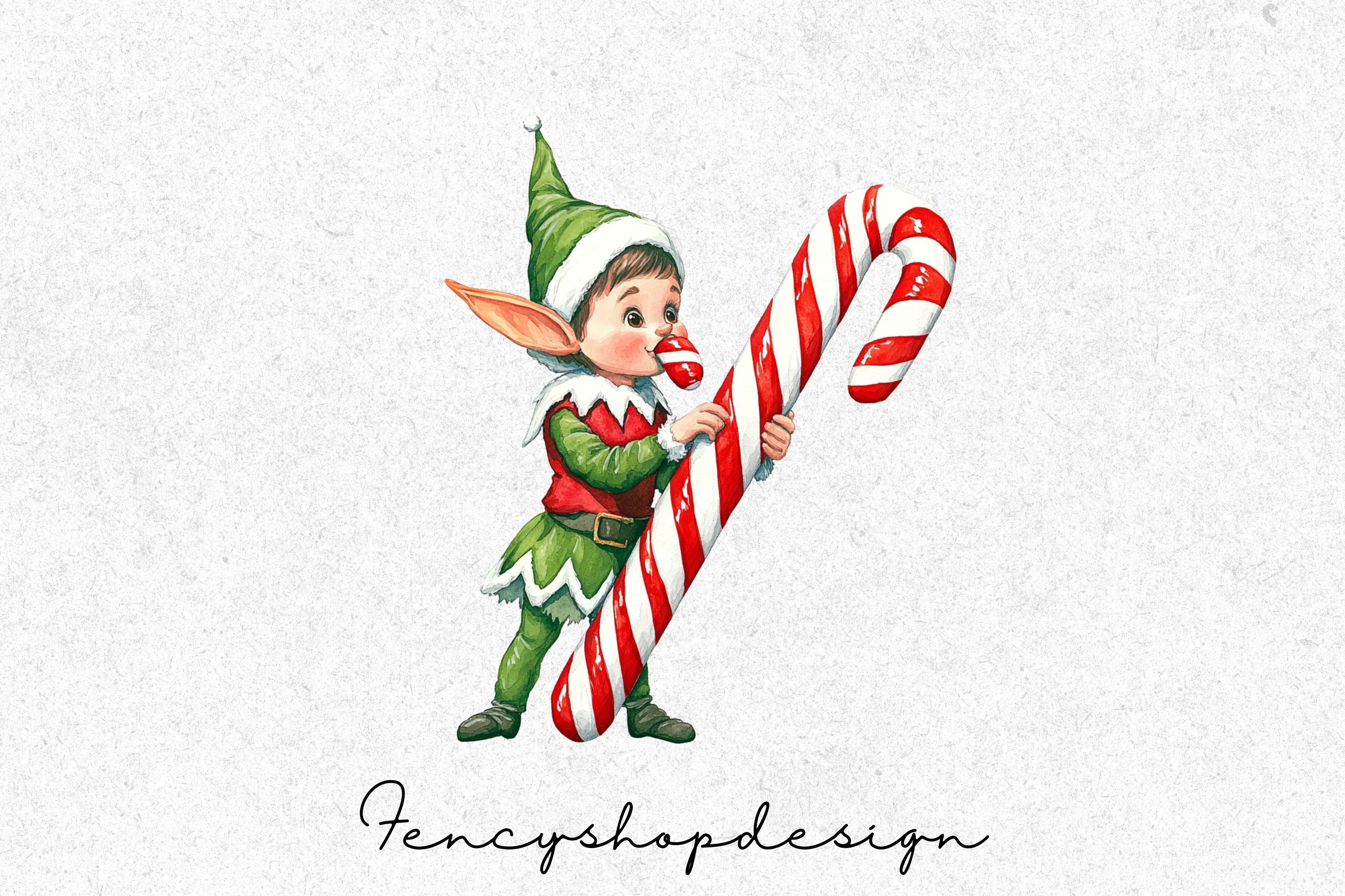 Whimsical Hearts Elves Butterflies Clipart Bundle