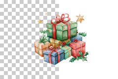 Christmas Gift Box Clipart Bundle - CraftNest - Digital Crafting and Art