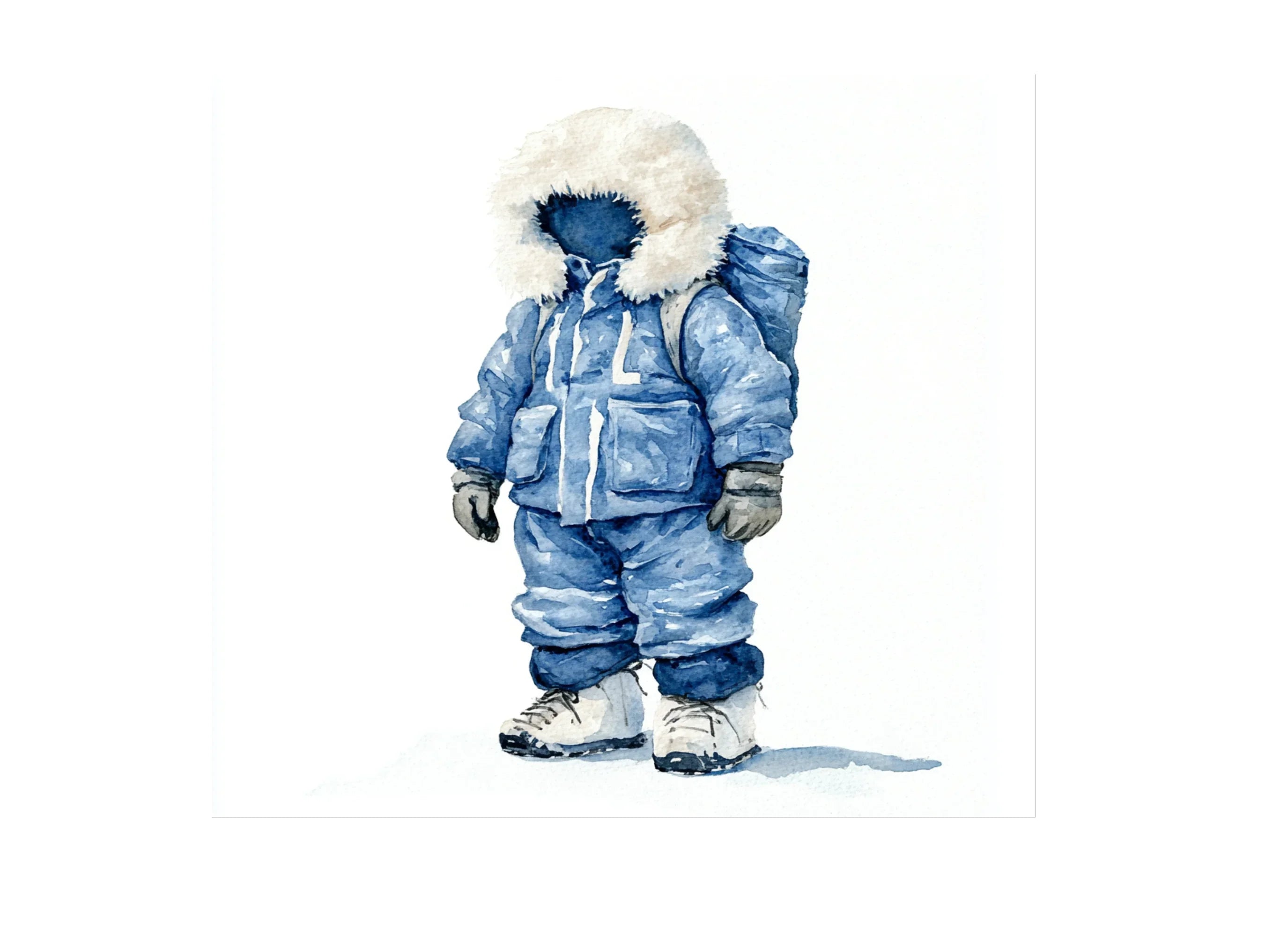 Arctic Expedition Winter Gear Clipart Bundle