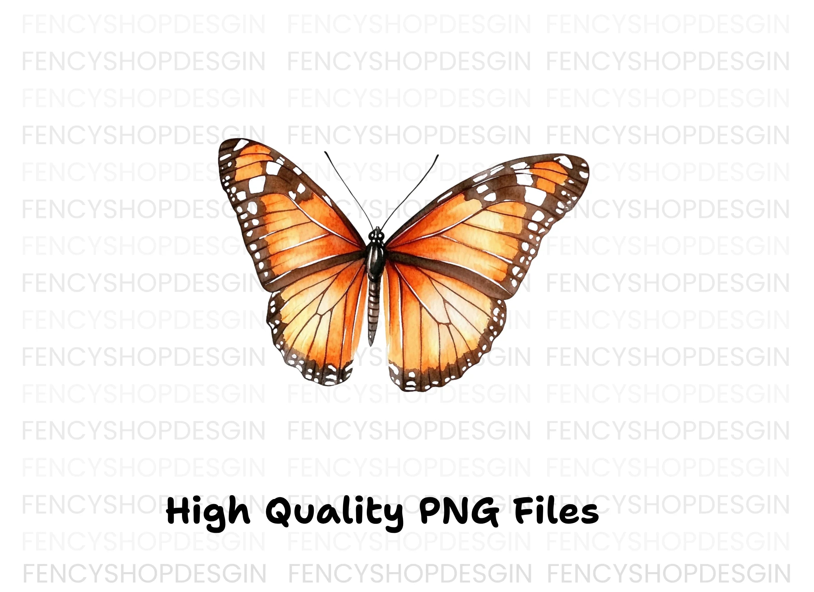 Monarch Butterfly Clipart Bundle