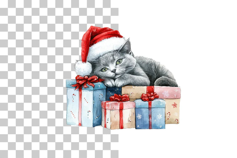 Cozy Cute Cats Clipart Bundle - CraftNest - Digital Crafting and Art