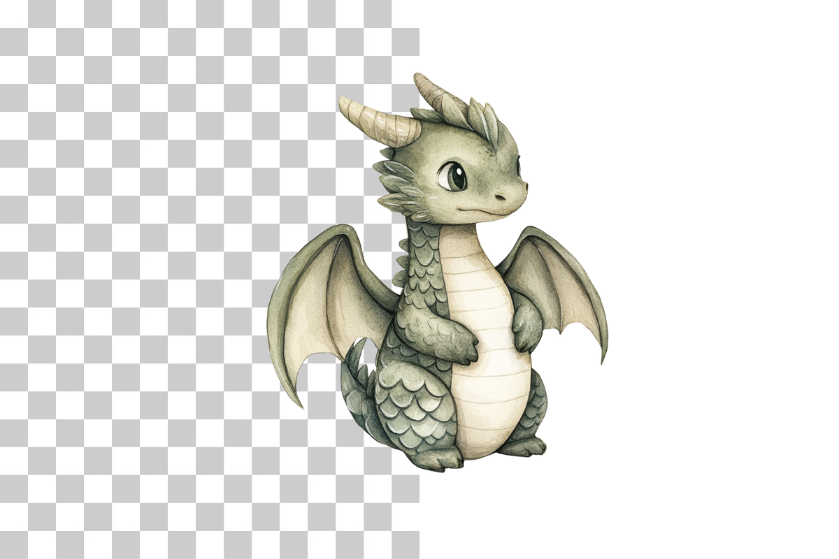 Adorable Fantasy Dragon Clipart Bundle