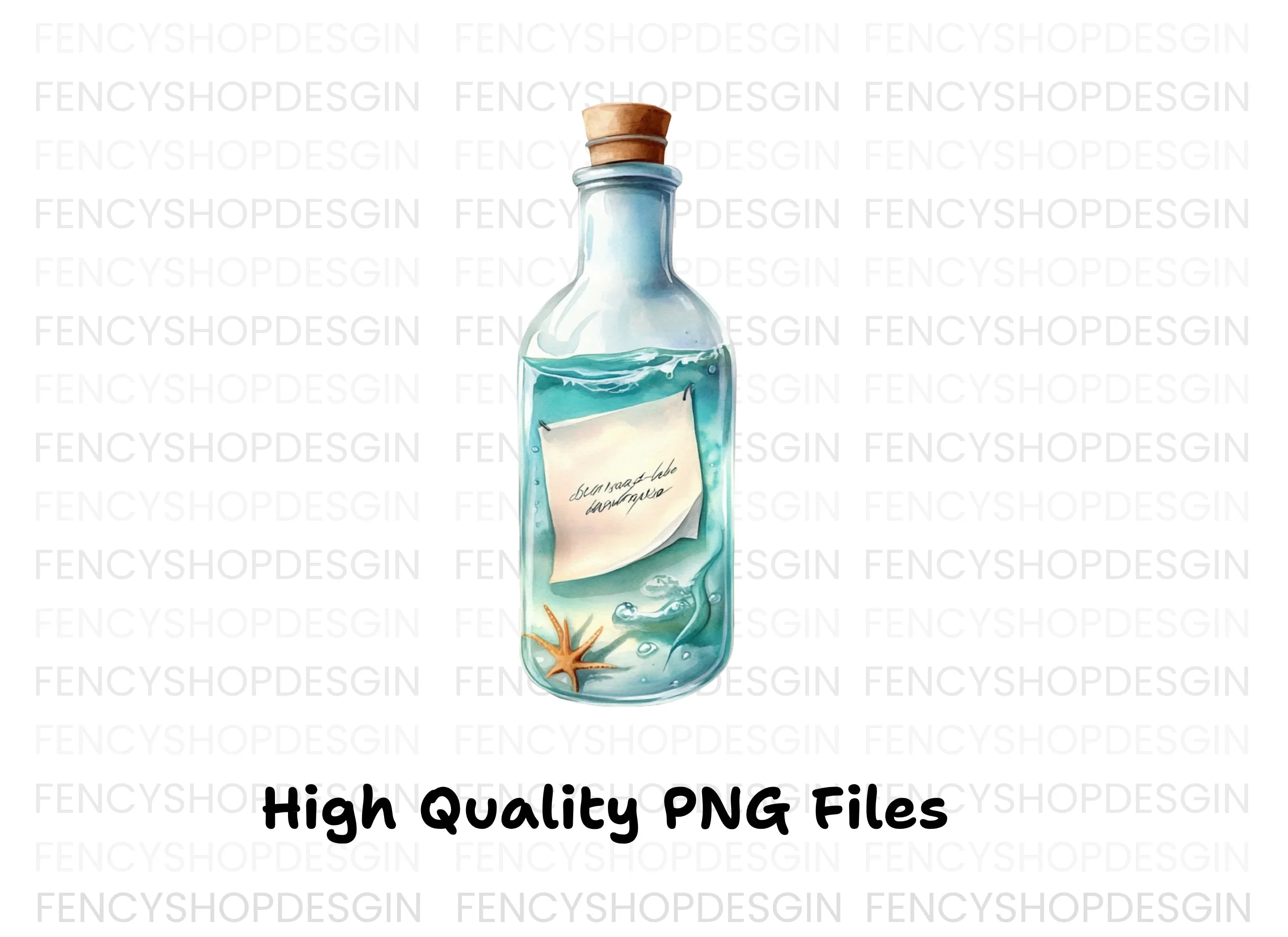 Message in a Bottle Clipart Bundle