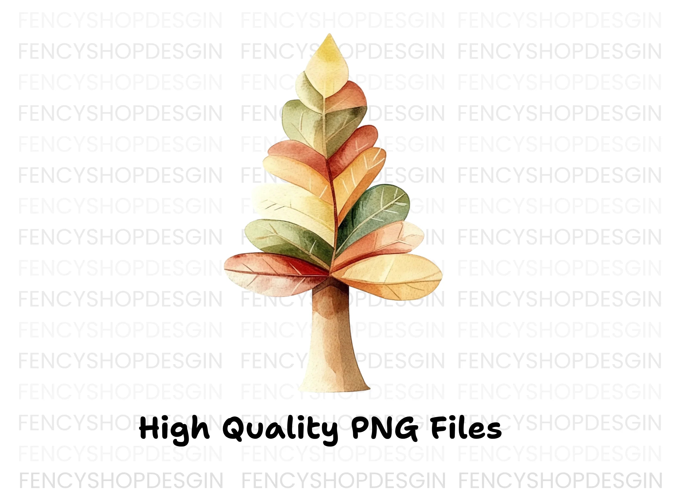 Autumn Tree Clipart Bundle