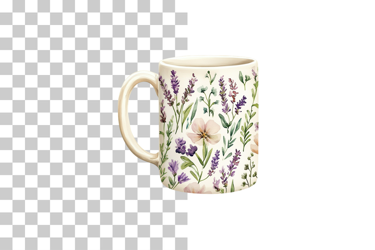 Floral Pattern Mug Wrap Bundle