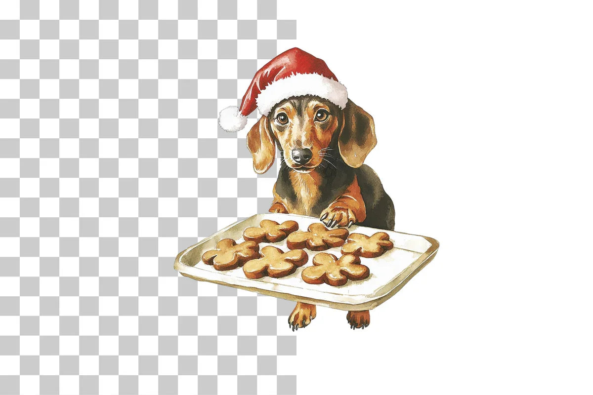 Christmas Dog Bakery & Market Clipart Bundle - CraftNest - Digital Crafting and Art
