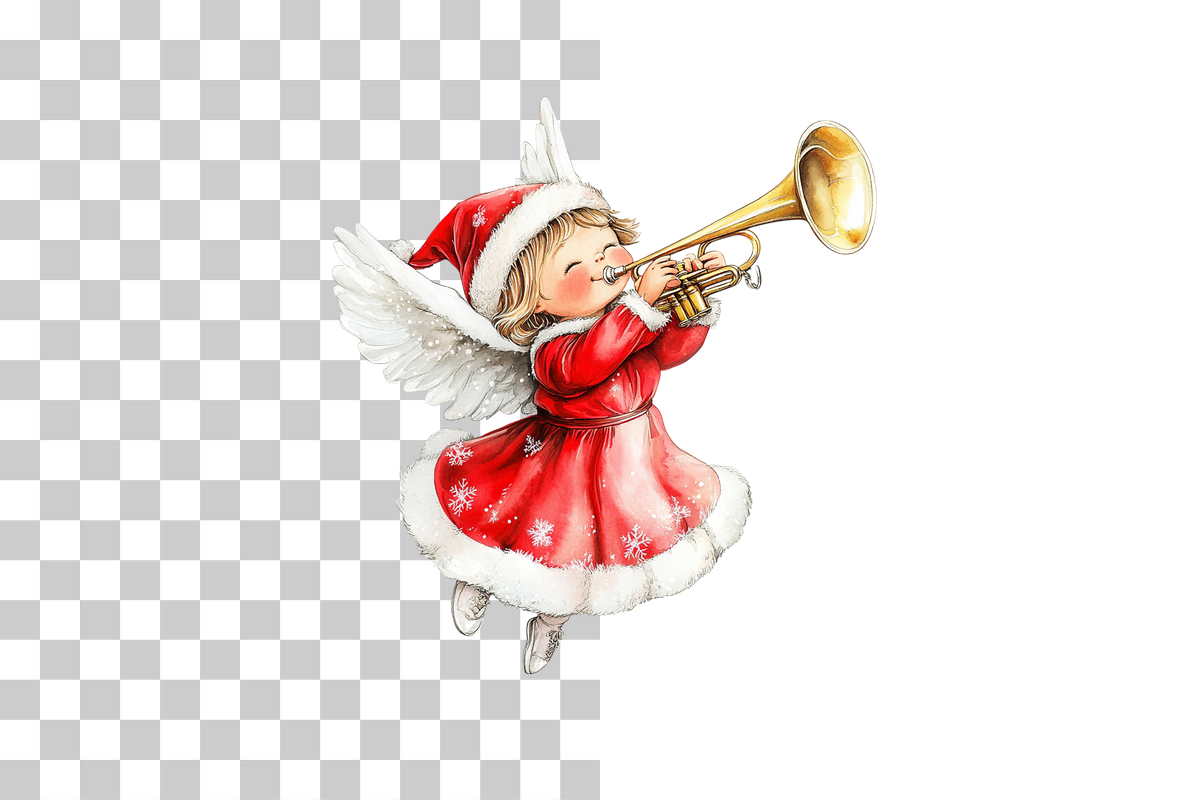 Holiday Angel Clipart Bundle