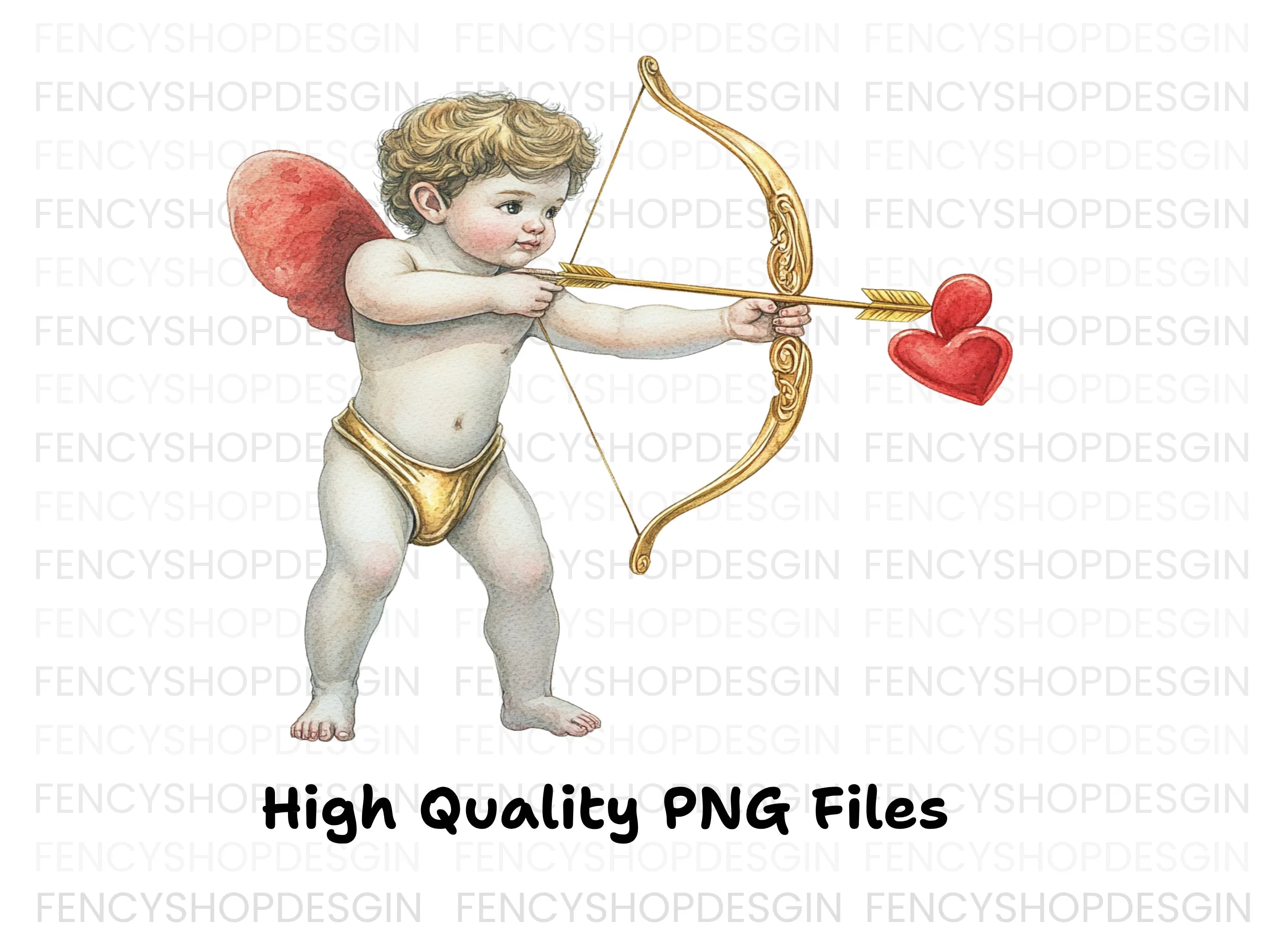 Vintage Cupid Clipart Bundle