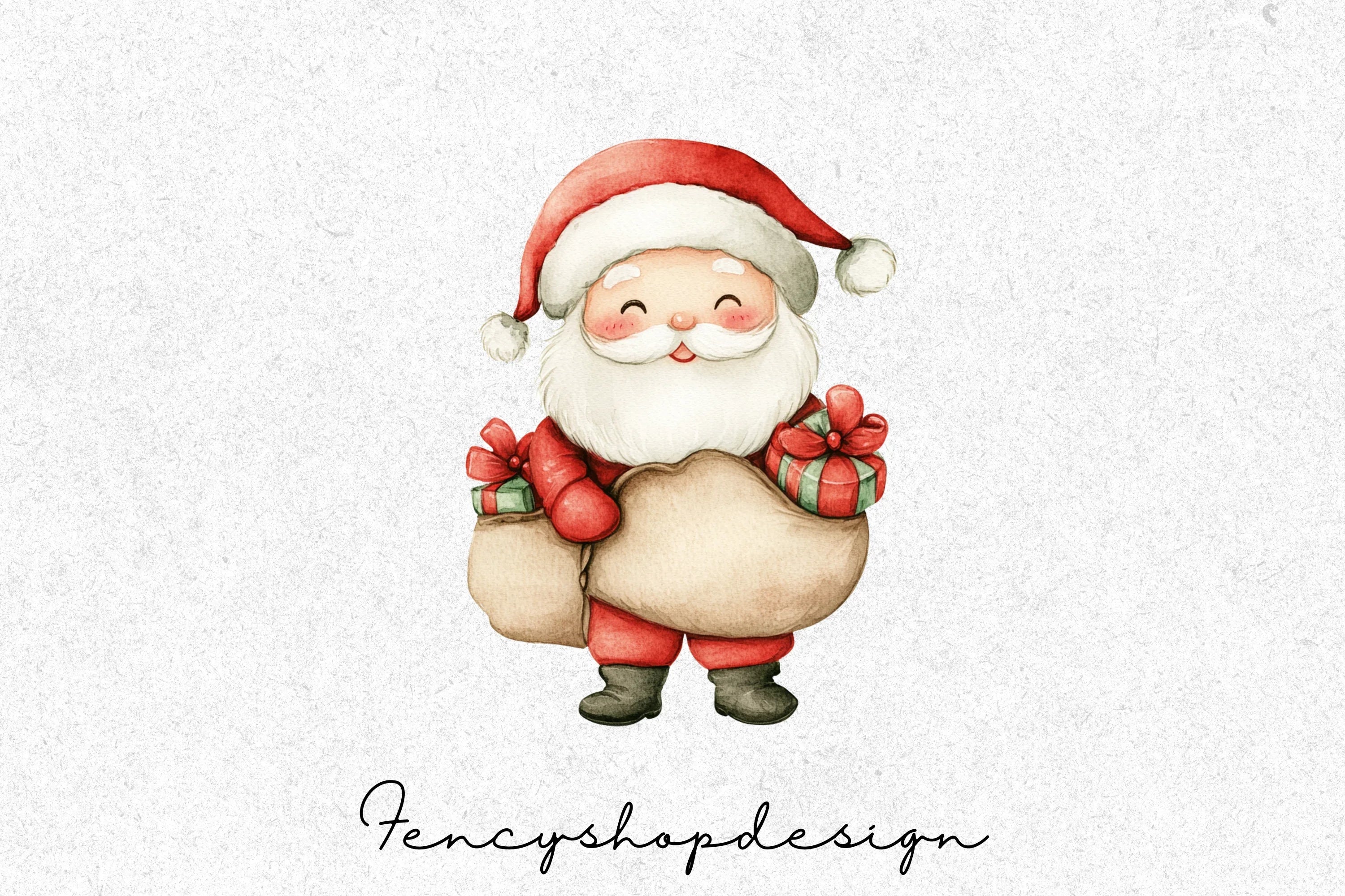 Cute Christmas Clipart Bundle