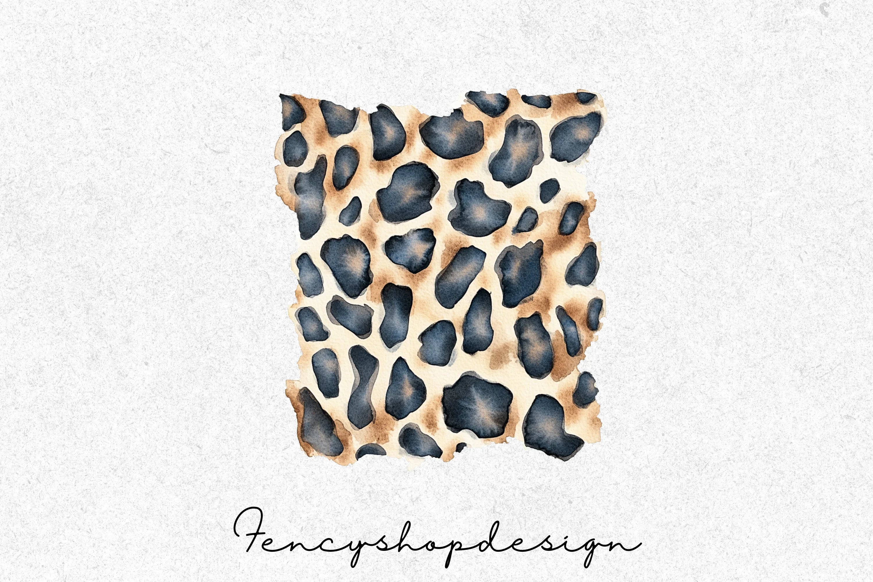 Wild Leopard Clipart Bundle