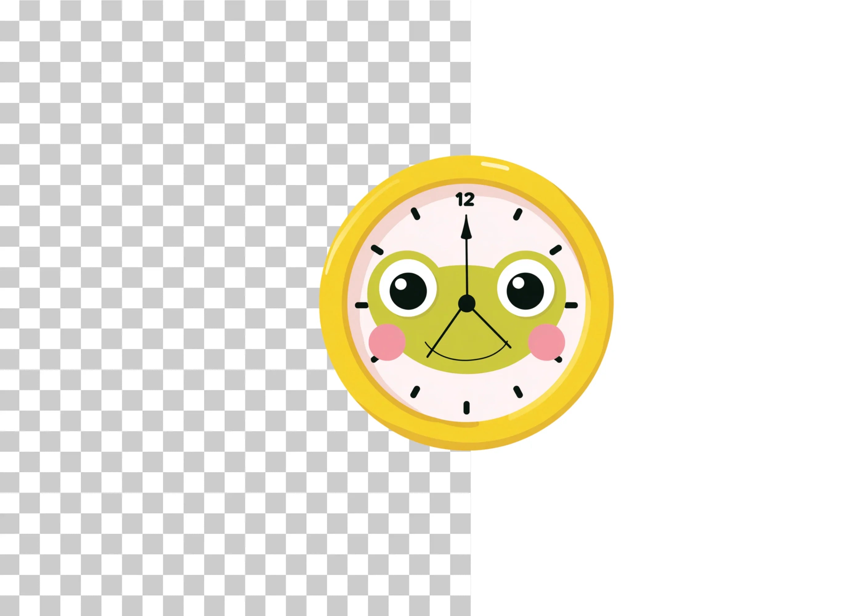 Kawaii School Clock Clipart Bundle - CraftNest - Digital Crafting and Art
