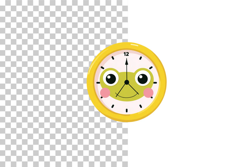 Kawaii School Clock Clipart Bundle - CraftNest - Digital Crafting and Art