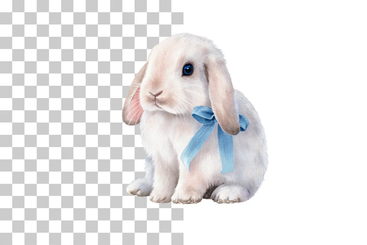 Easter Bunnies Clipart Bundle - CraftNest - Digital Crafting and Art