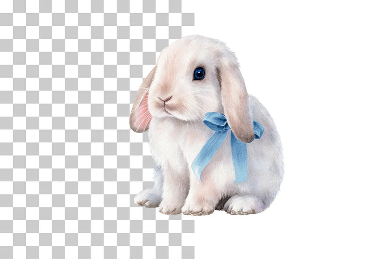 Easter Bunnies Clipart Bundle - CraftNest - Digital Crafting and Art