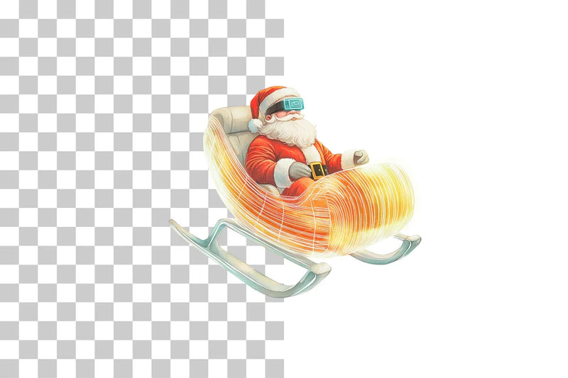 Santa with VR Clipart Bundle - CraftNest - Digital Crafting and Art