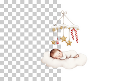 Adorable Sleeping Baby Clipart Bundle - CraftNest - Digital Crafting and Art