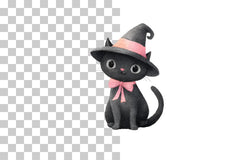 Cute Black Cat with Bow Clipart Bundle - CraftNest - Digital Crafting and Art