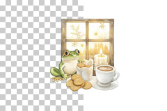 Frog Holiday Clipart Bundle - CraftNest - Digital Crafting and Art