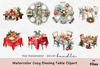 Cozy Dining Table Clipart Bundle