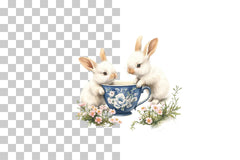 Cute Bunny Clipart Bundle - CraftNest - Digital Crafting and Art