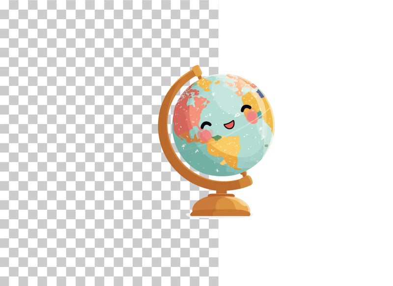 School Elements Globe Clipart Bundle - CraftNest - Digital Crafting and Art