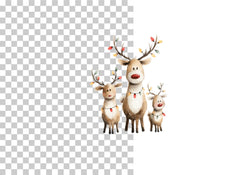 Reindeer Lighting Clipart Bundle - CraftNest - Digital Crafting and Art