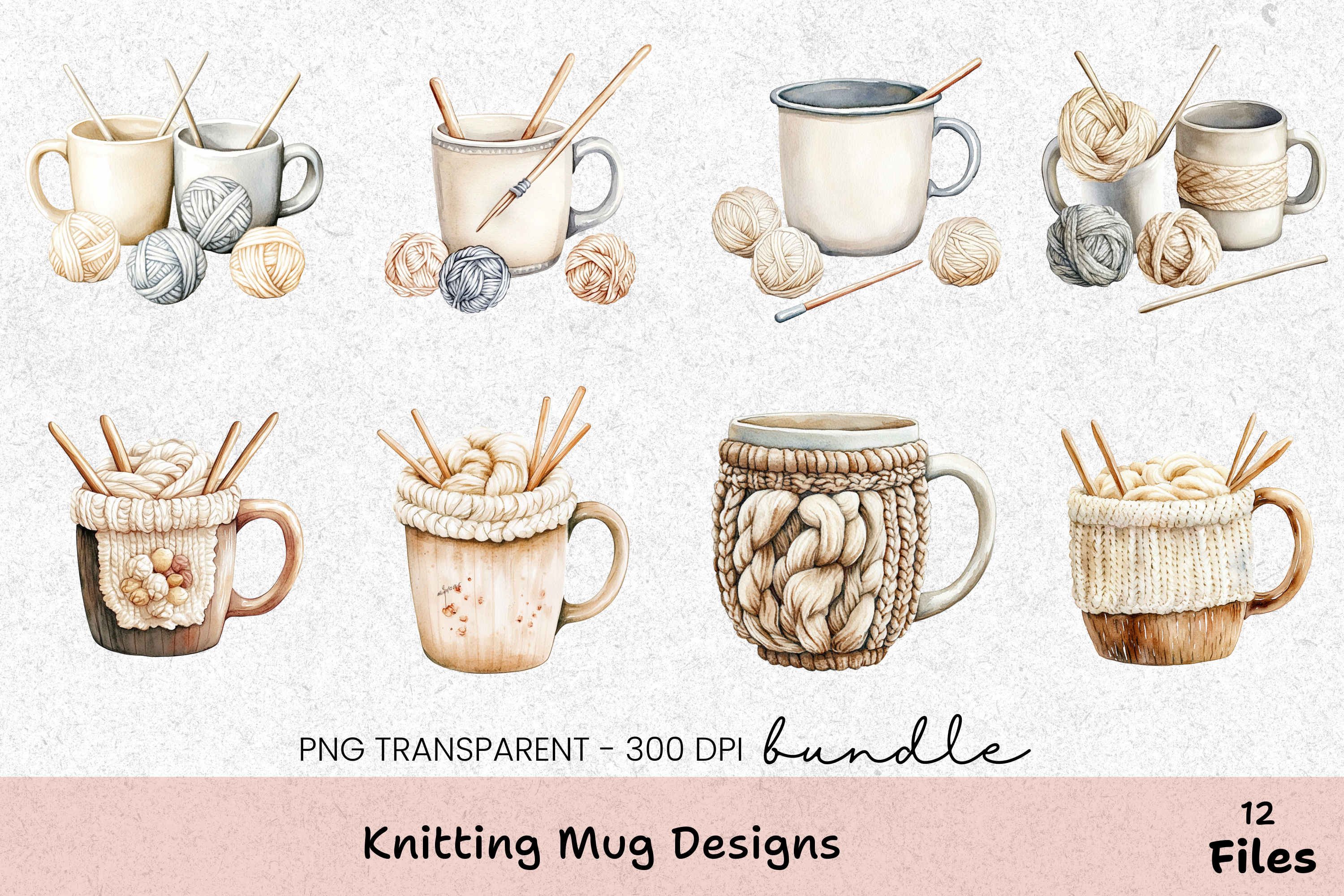 Knitting Designs Mug Wrap Bundle