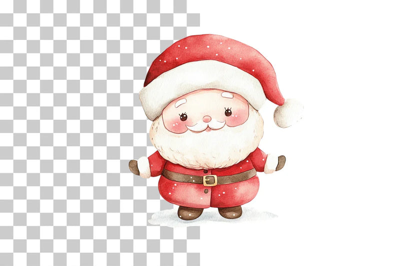 Cute Santa Claus Clipart Bundle - CraftNest - Digital Crafting and Art
