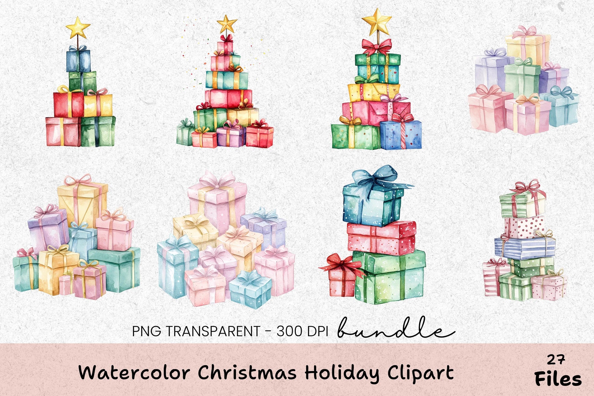 Christmas Holiday Clipart Bundle - CraftNest - Digital Crafting and Art