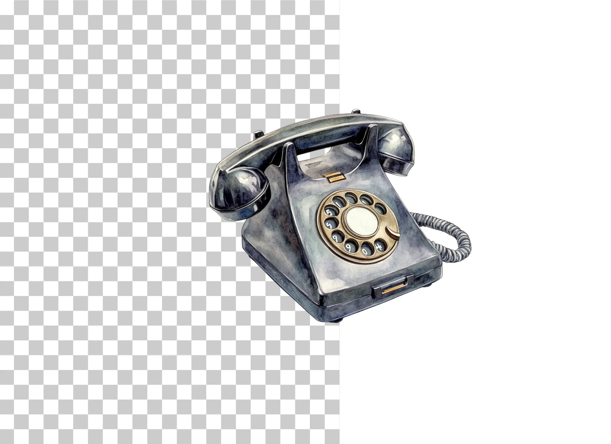 Vintage Rotary Telephone Clipart Bundle - CraftNest - Digital Crafting and Art