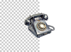 Vintage Rotary Telephone Clipart Bundle - CraftNest - Digital Crafting and Art