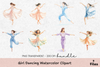Girl Dancing Clipart Bundle