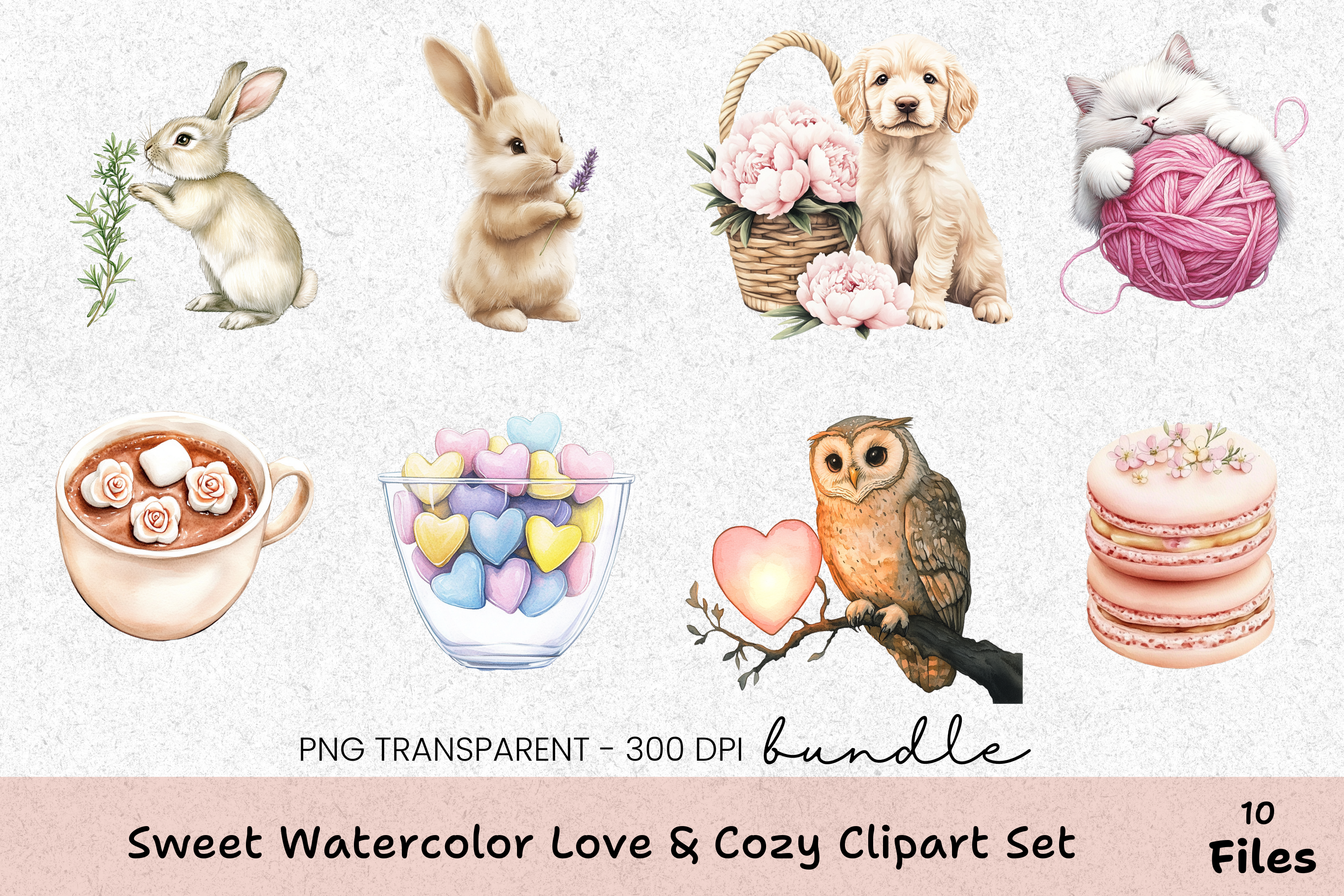 Romantic Collection Clipart Bundle