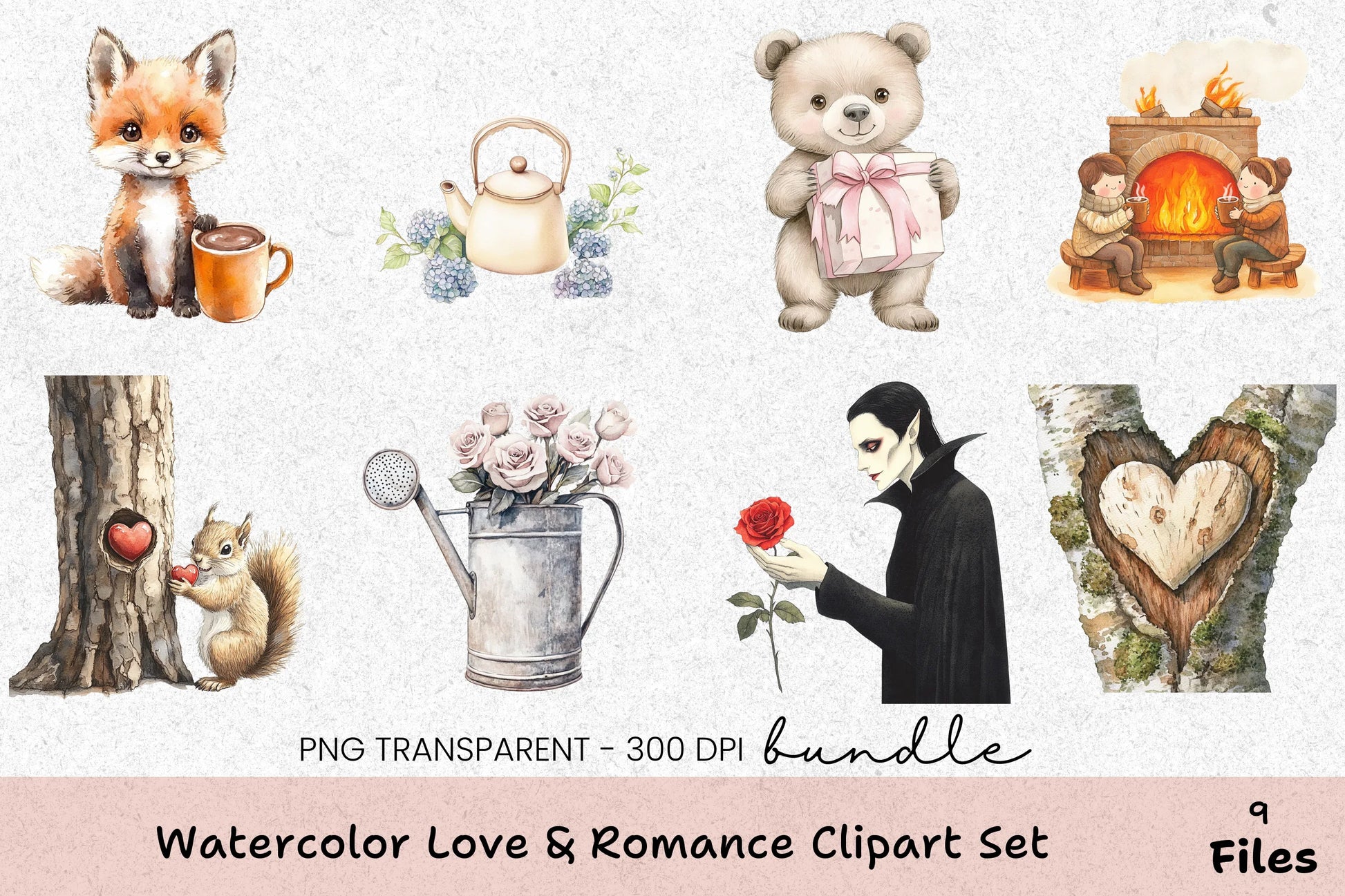 Sweet Hearts & Cozy Moments Clipart Bundle - CraftNest - Digital Crafting and Art
