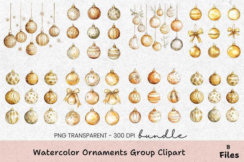 Ornaments Group Clipart Bundle - CraftNest - Digital Crafting and Art