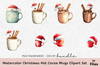 Christmas Hot Cocoa Mugs Set Bundle