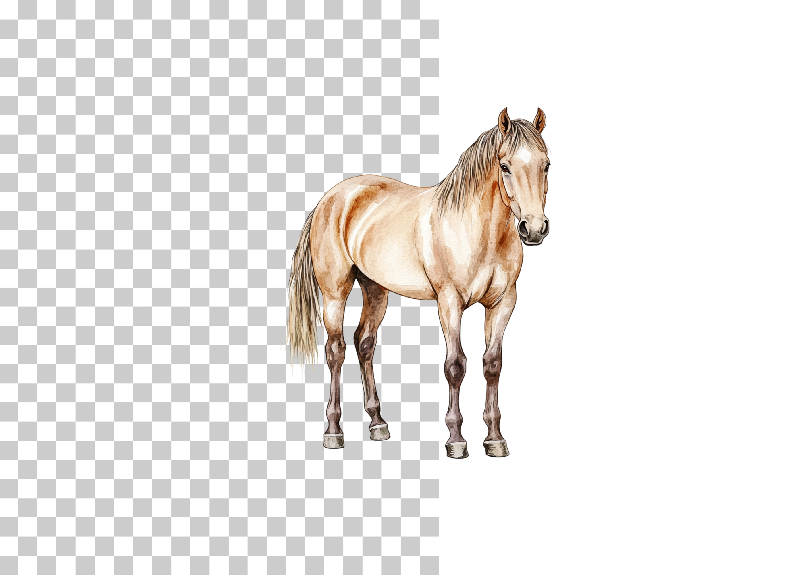 Horse Splatter Clipart Bundle