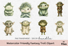 Friendly Fantasy Troll Clipart Bundle